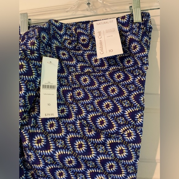 NWT-Coldwater Creek natural fit Sofia ankle jeans - women’s size 10 - Picture 3 of 4